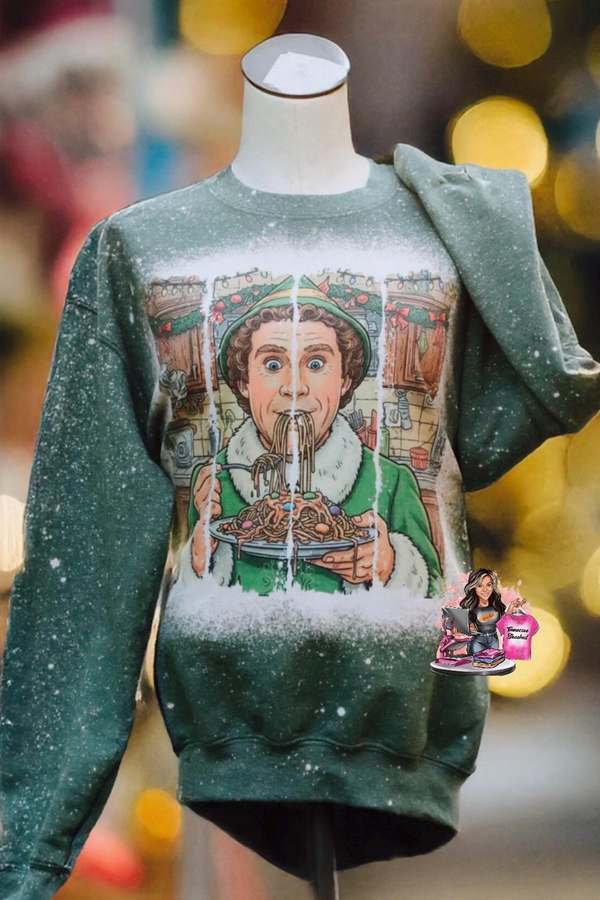 PREORDER- Elf Spaghetti Sweatshirt