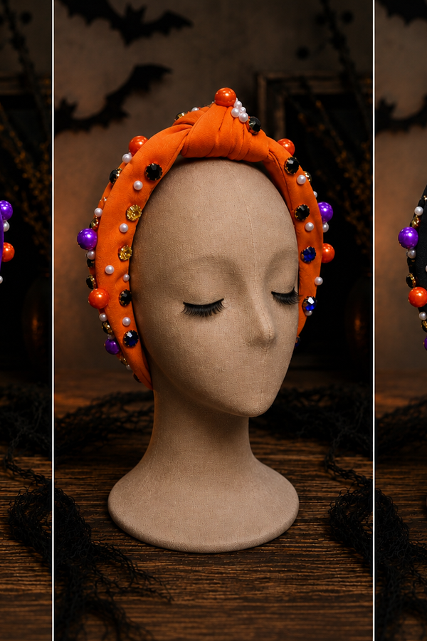 Spooky Sparkle Headband- Multiple Colors