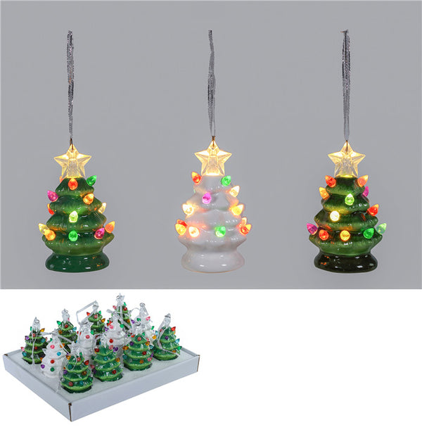 Ceramic Tree Flow Ornament