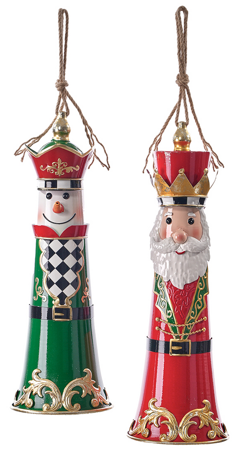 Metal Nutcracker Bell Hanger - Multiple Designs