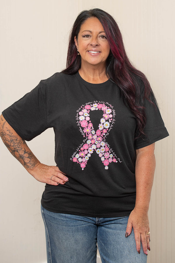 Petals of Hope Breast Cancer Awareness Tee
