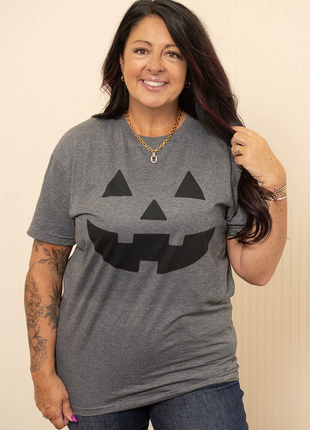 Hello Pumpkin Jack-O'-Lantern Tee
