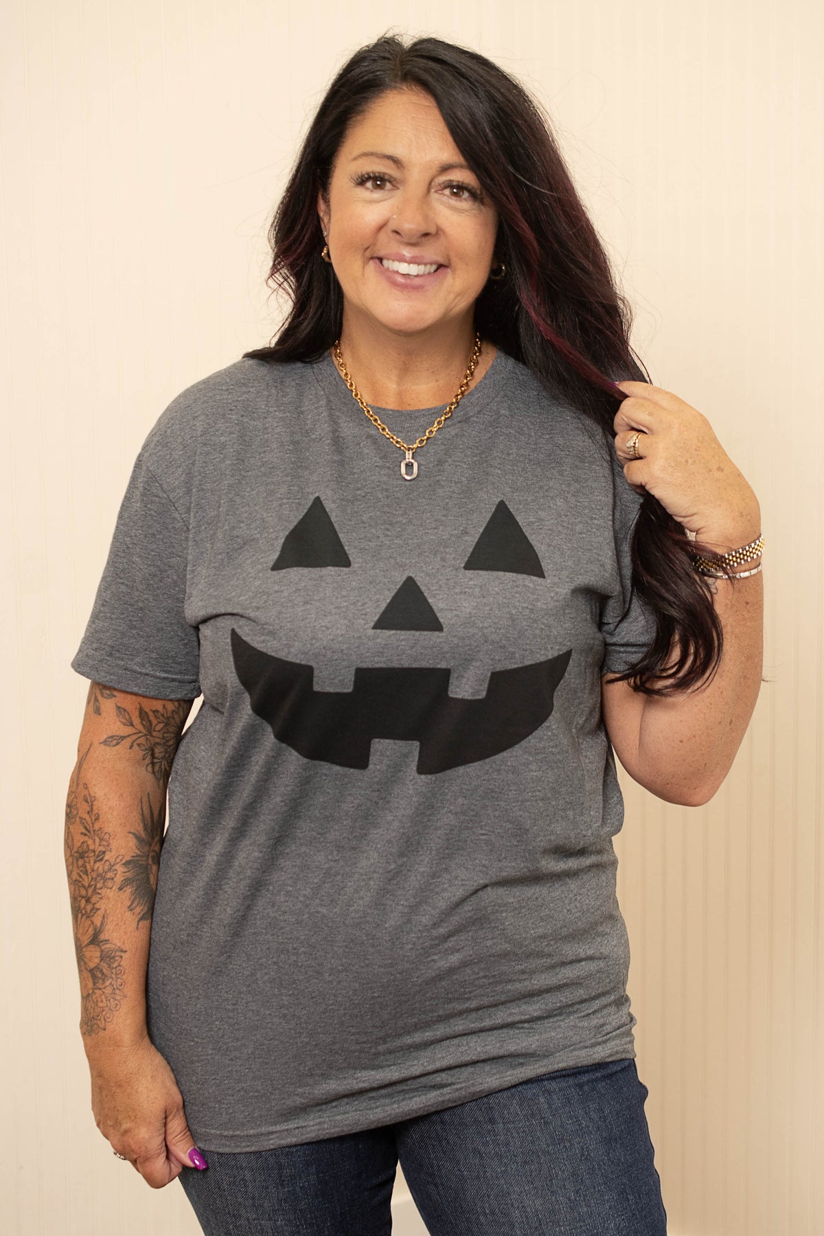 Hello Pumpkin Jack-O'-Lantern Tee