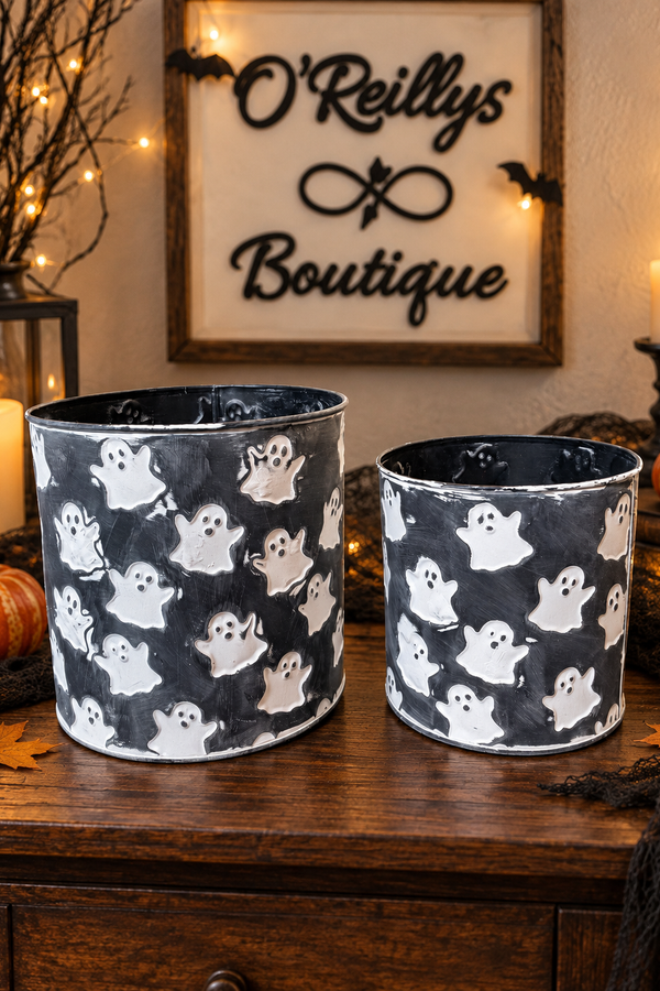 Halloween Decor Buckets - Multiple Sizes