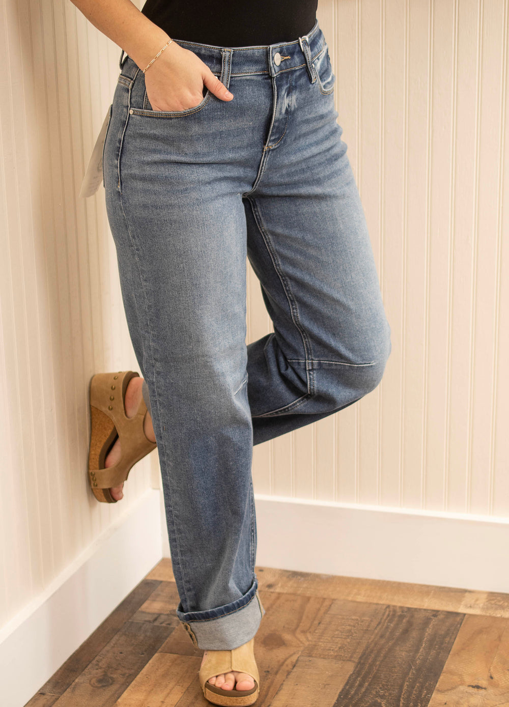 Risen Go This Way Barrel Jeans