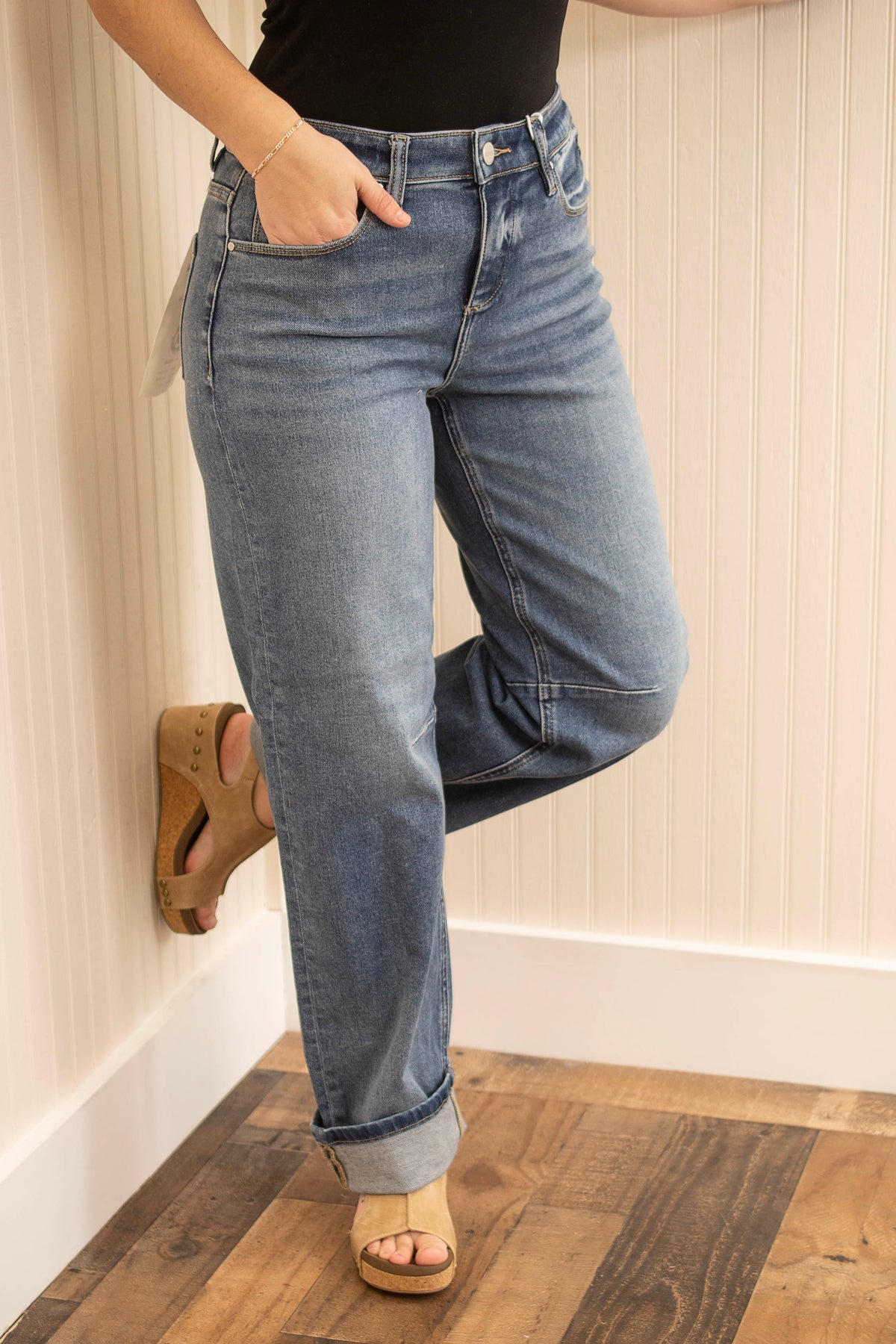Risen Go This Way Barrel Jeans