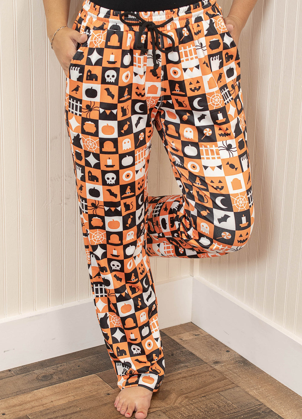 Lounge Pants - Trick or Treat Checkered