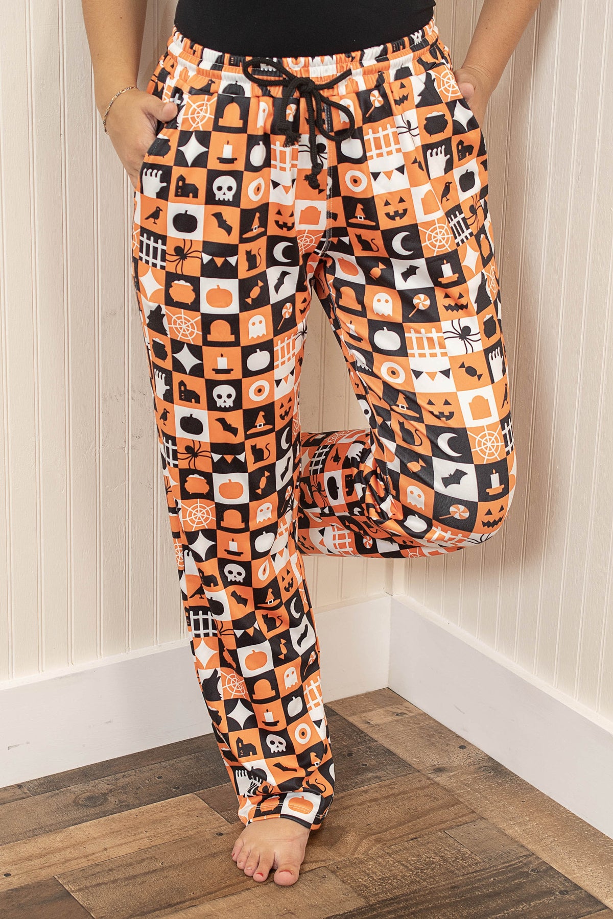 Lounge Pants - Trick or Treat Checkered