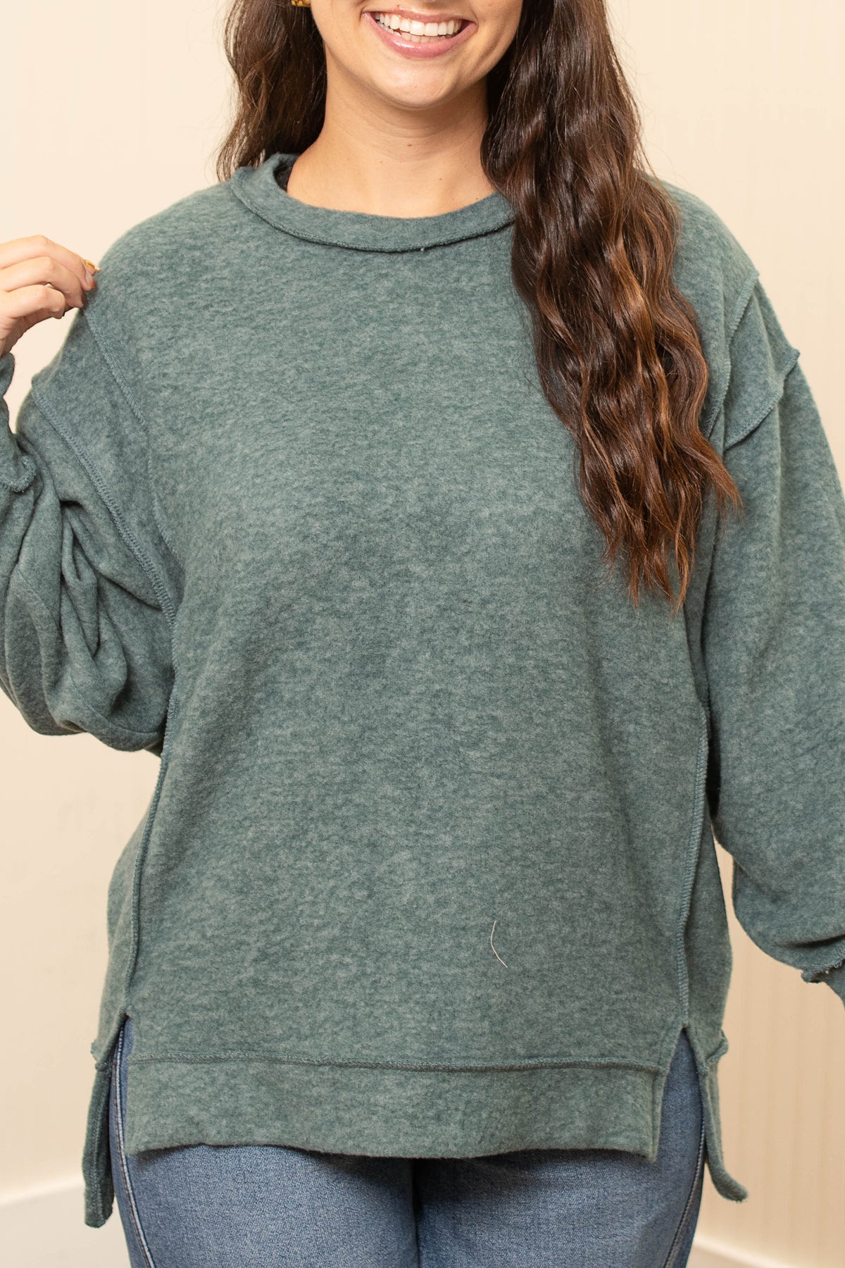 Ash jade Cozy Crush oversized sweater