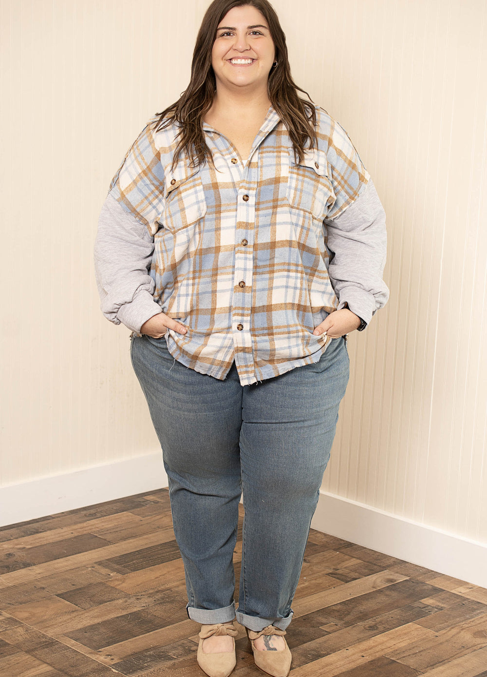 It's Fall Ya'll Plaid Top