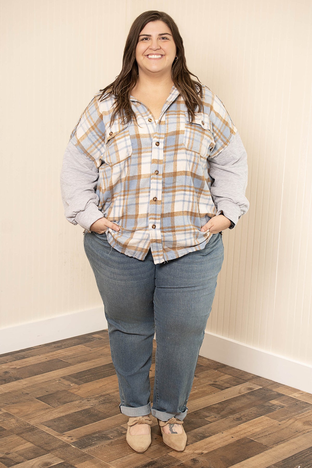 It's Fall Ya'll Plaid Top