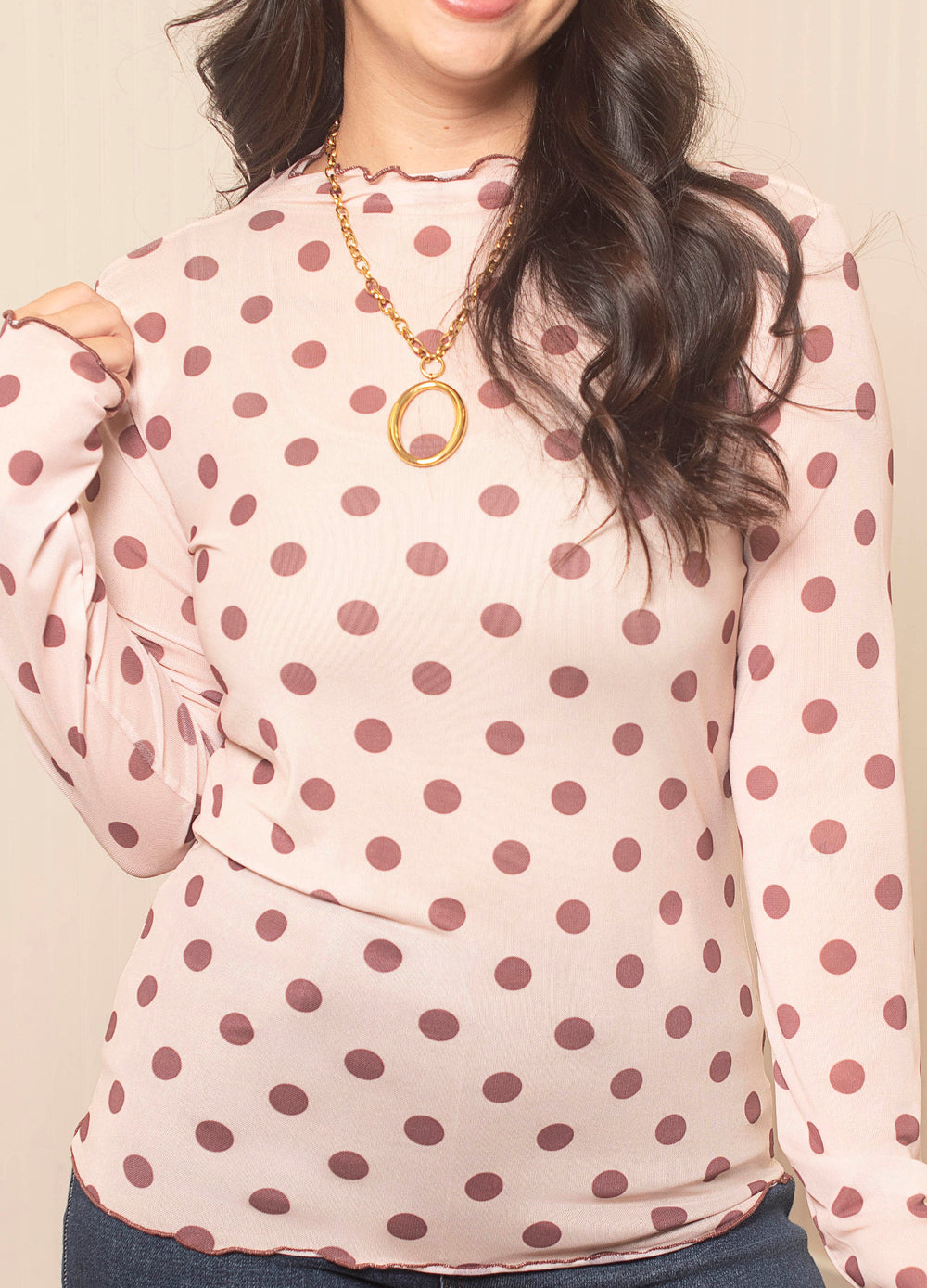 Keeping You Close Top - Taupe