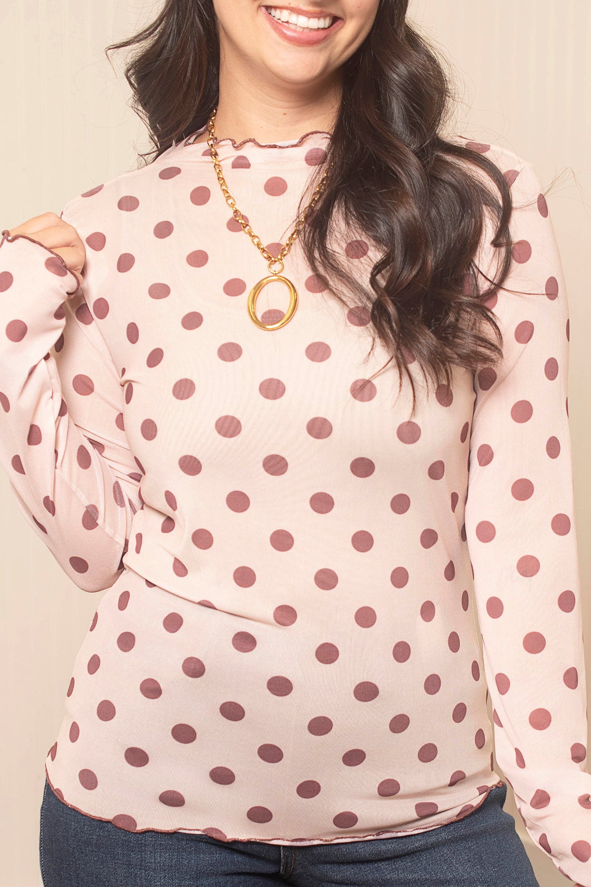 Keeping You Close Top - Taupe