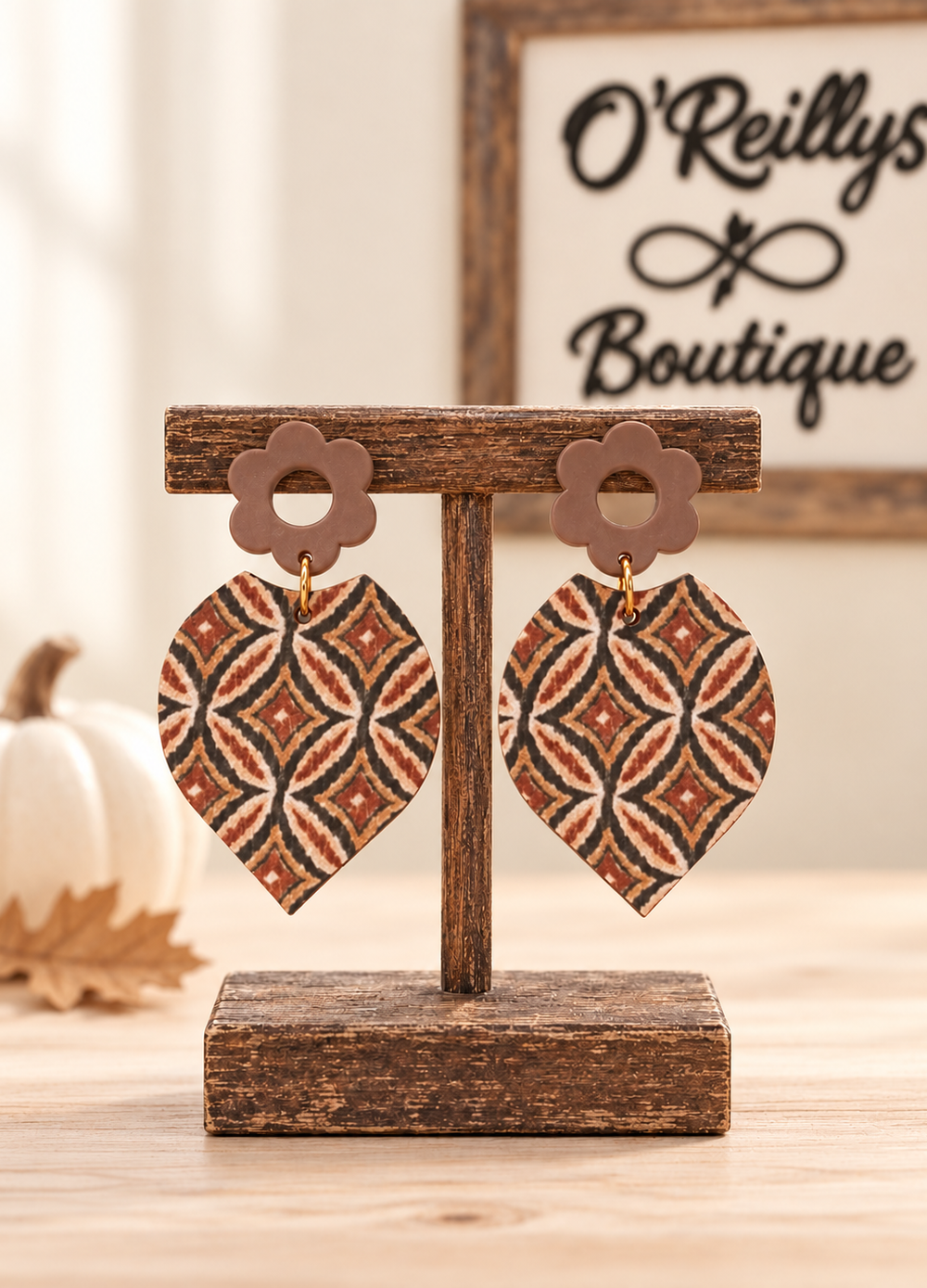 Bleu Olive Autumn Diamond Daze Earrings