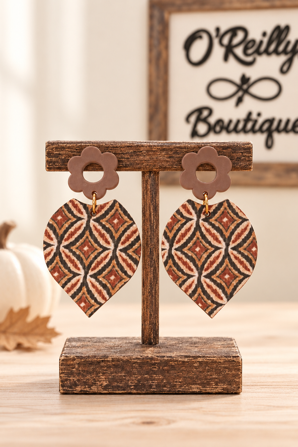 Bleu Olive Autumn Diamond Daze Earrings