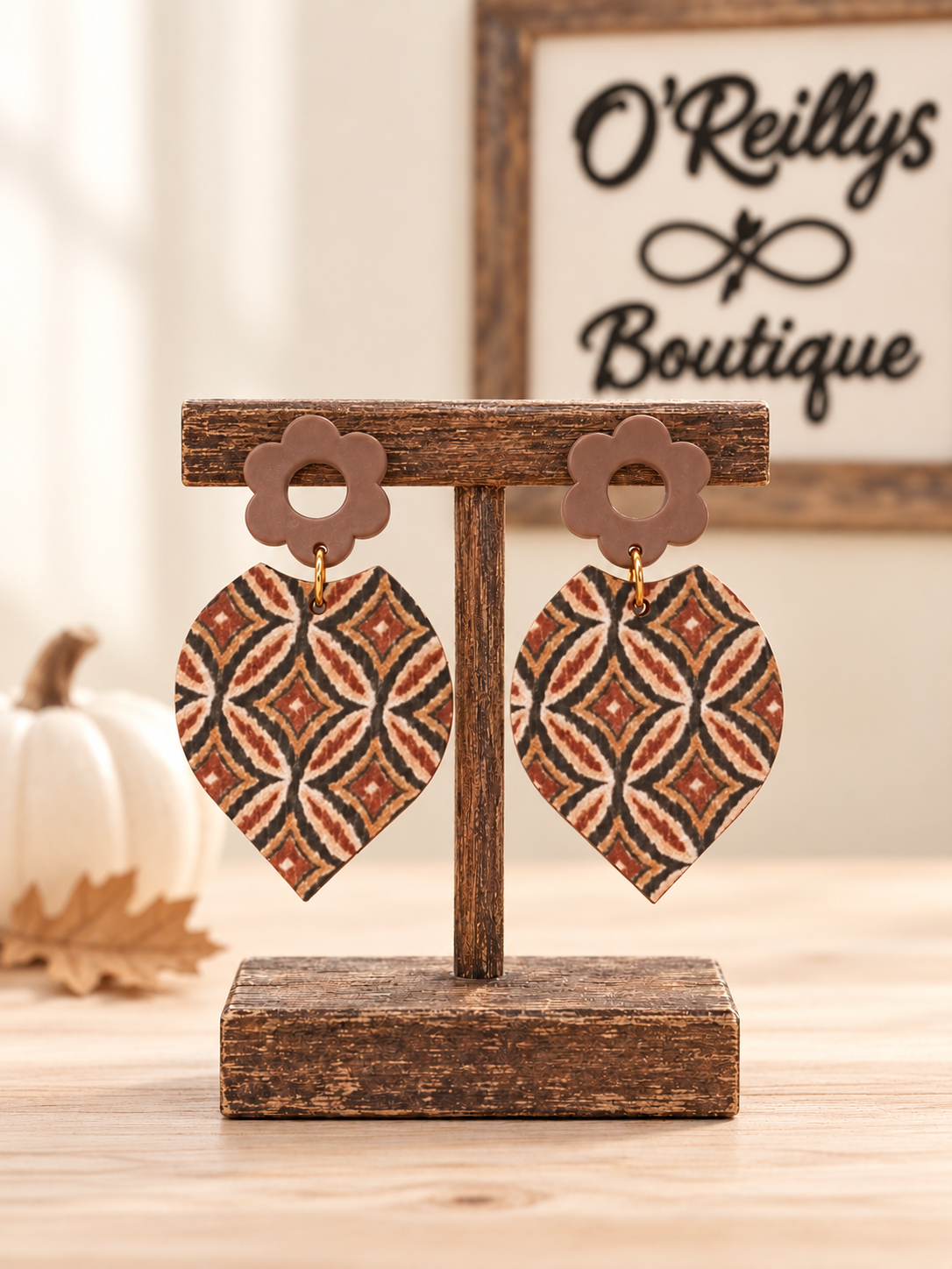 Bleu Olive Autumn Diamond Daze Earrings