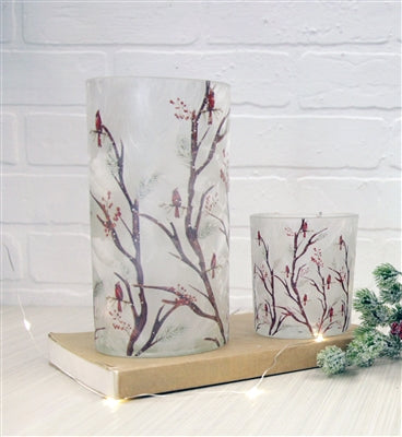 Glass Cardinal Cups - Multiple Sizes