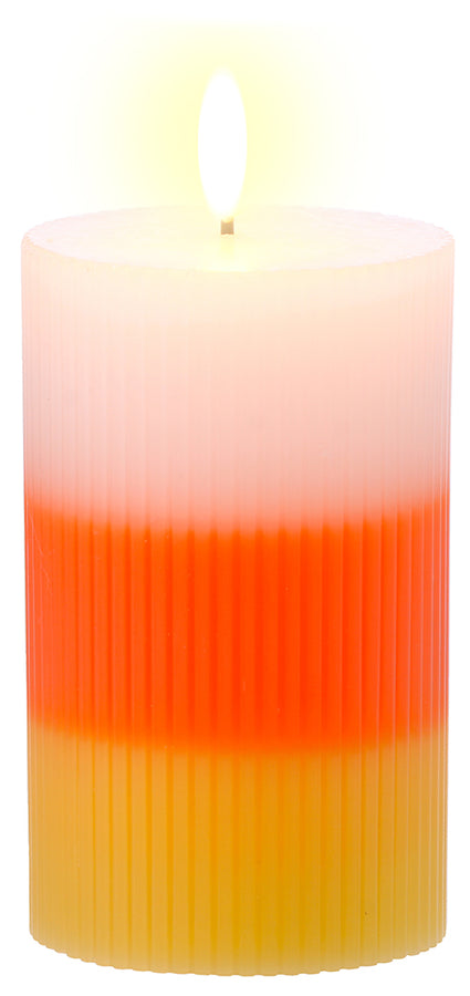 LED Candy Corn Candle