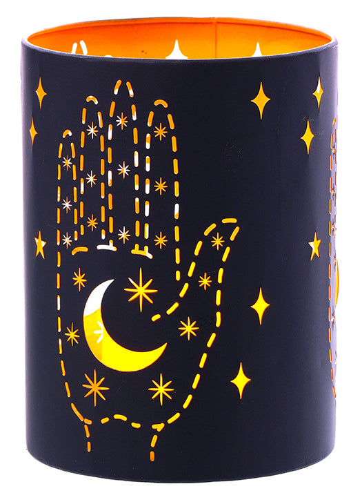 Metal Tarot Hand Candle Holder