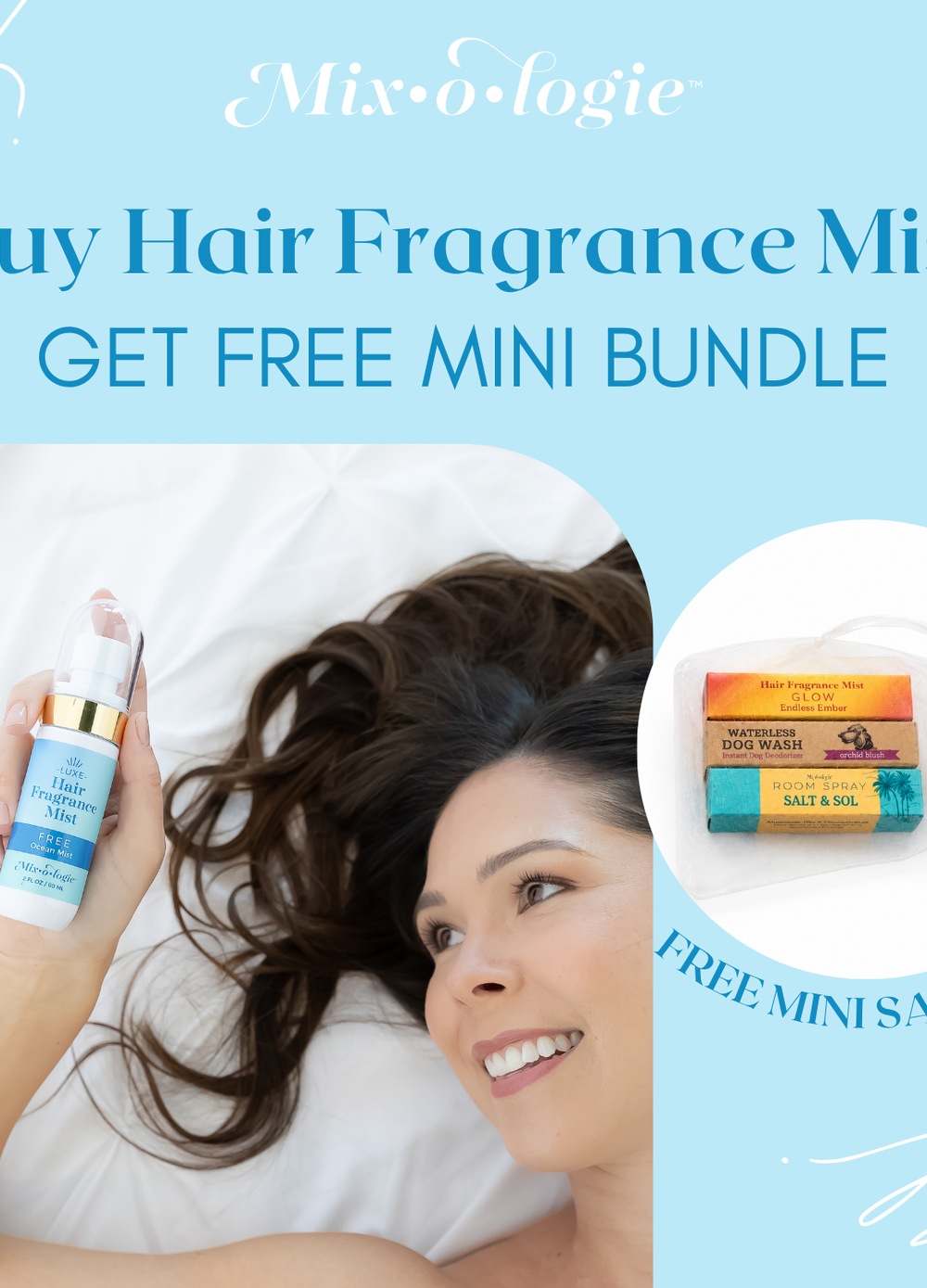 PREORDER- Hair Fragrance Mist with Free Mini Bundle by Mixologie