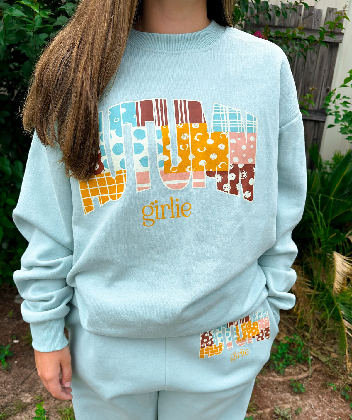 PREORDER- Autumn Girlie Sage Sweatshirt