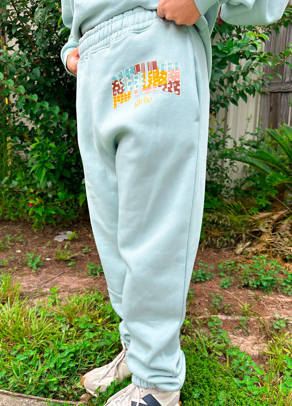 PREORDER- Autumn Girlie Sage Joggers