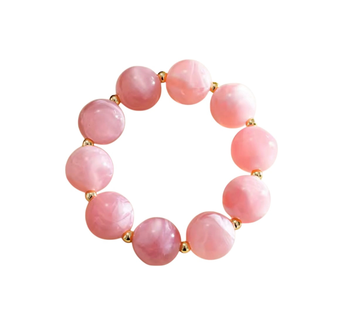 PREORDER- Clara Pink Beaded Bracelet