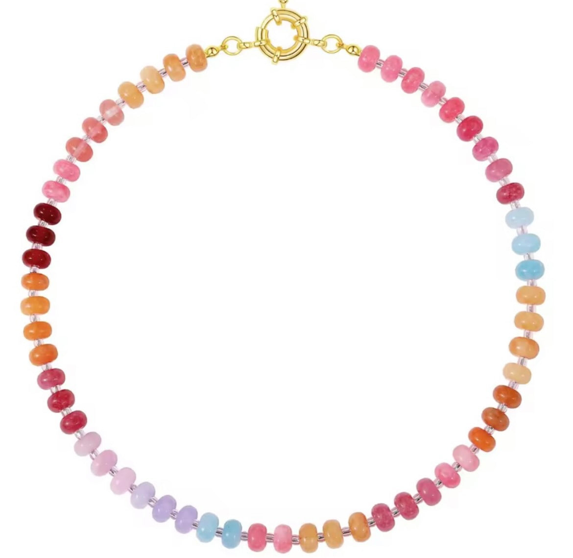 PREORDER- Jessica Multicolor Toggle Necklace