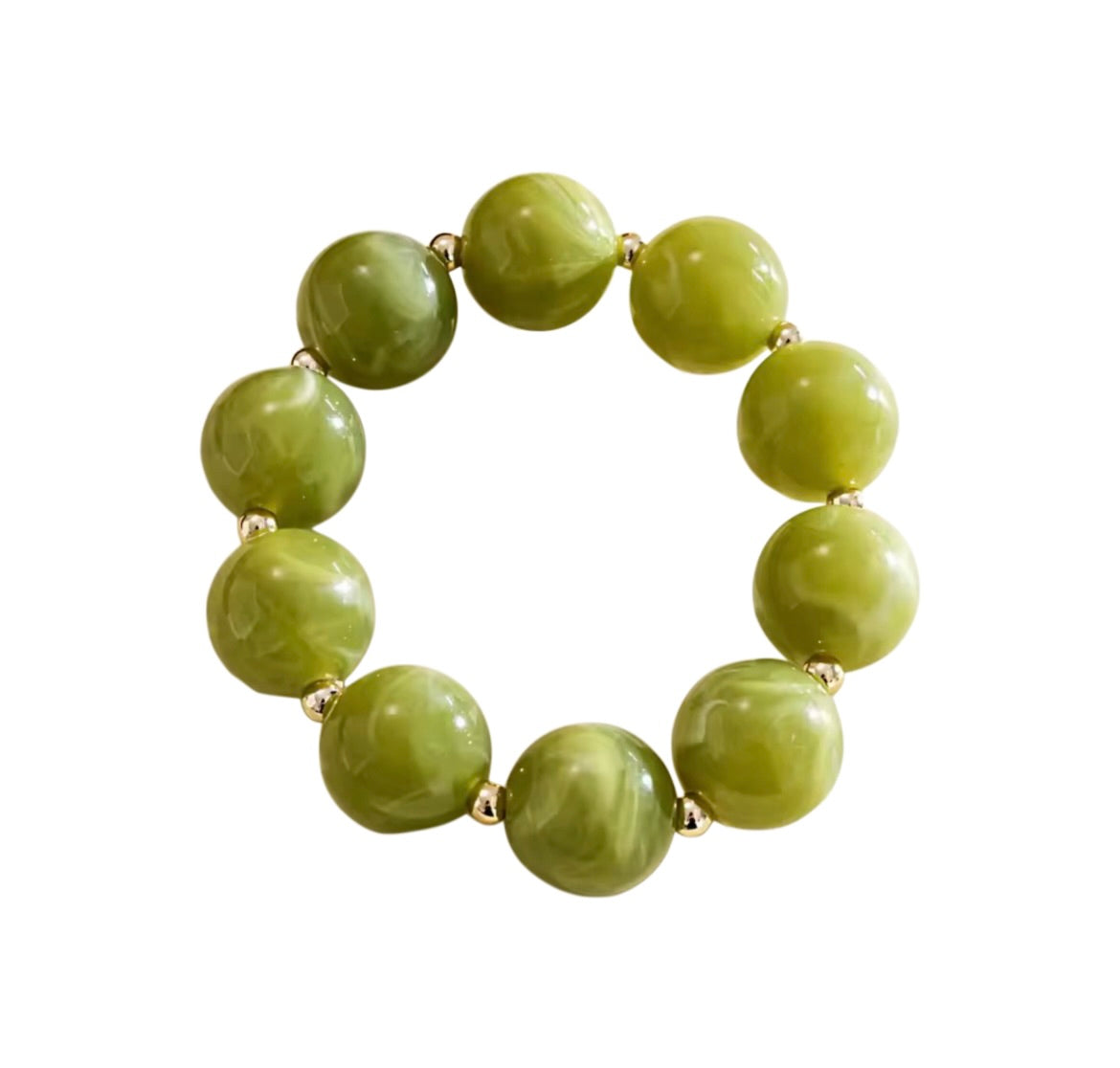 PREORDER- Marcie Green Opal Beaded Bracelet
