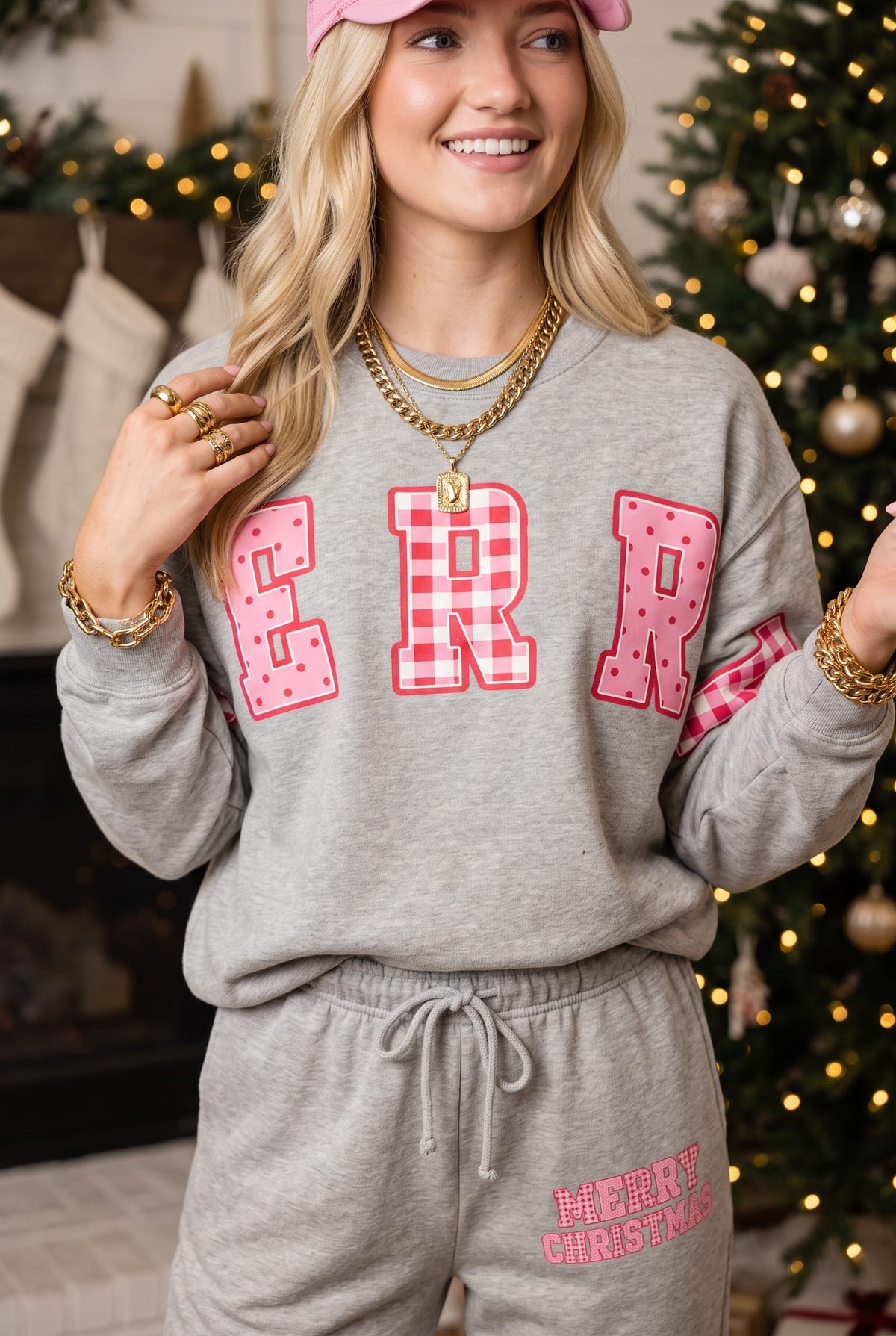PREORDER- Merry Christmas Patch Sweatshirt