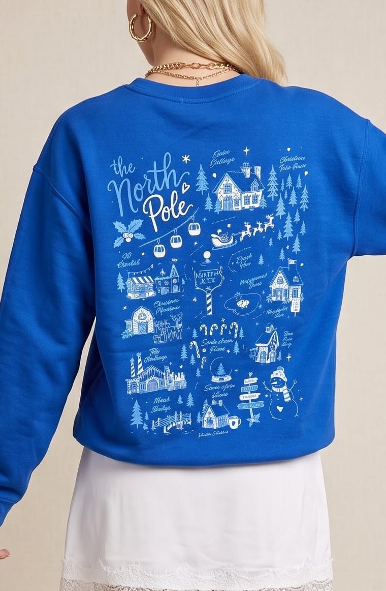 PREORDER- Take Me To The North Pole Royal Sweatshirt