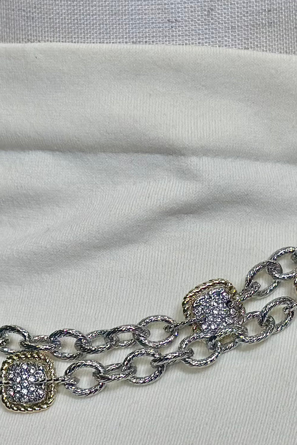 Multi Layered Link Necklace