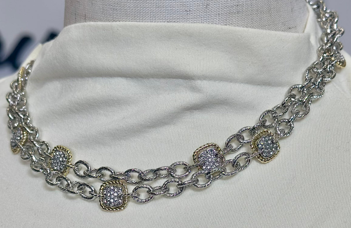 Multi Layered Link Necklace