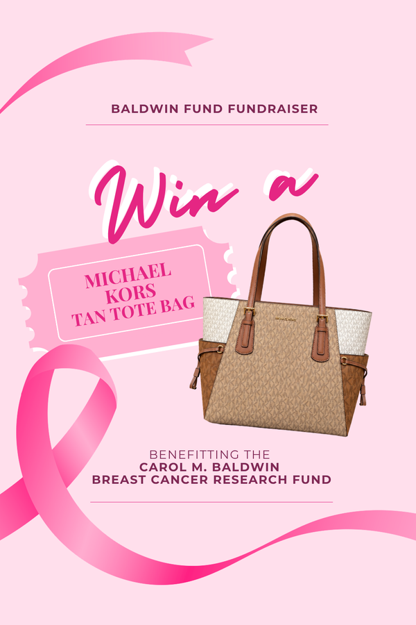 Baldwin Fund Raffle Ticket | Michael Kors Tan Tote Bag