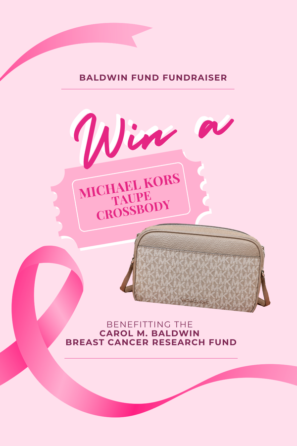 Baldwin Fund Raffle Ticket | Michael Kors Taupe Crossbody