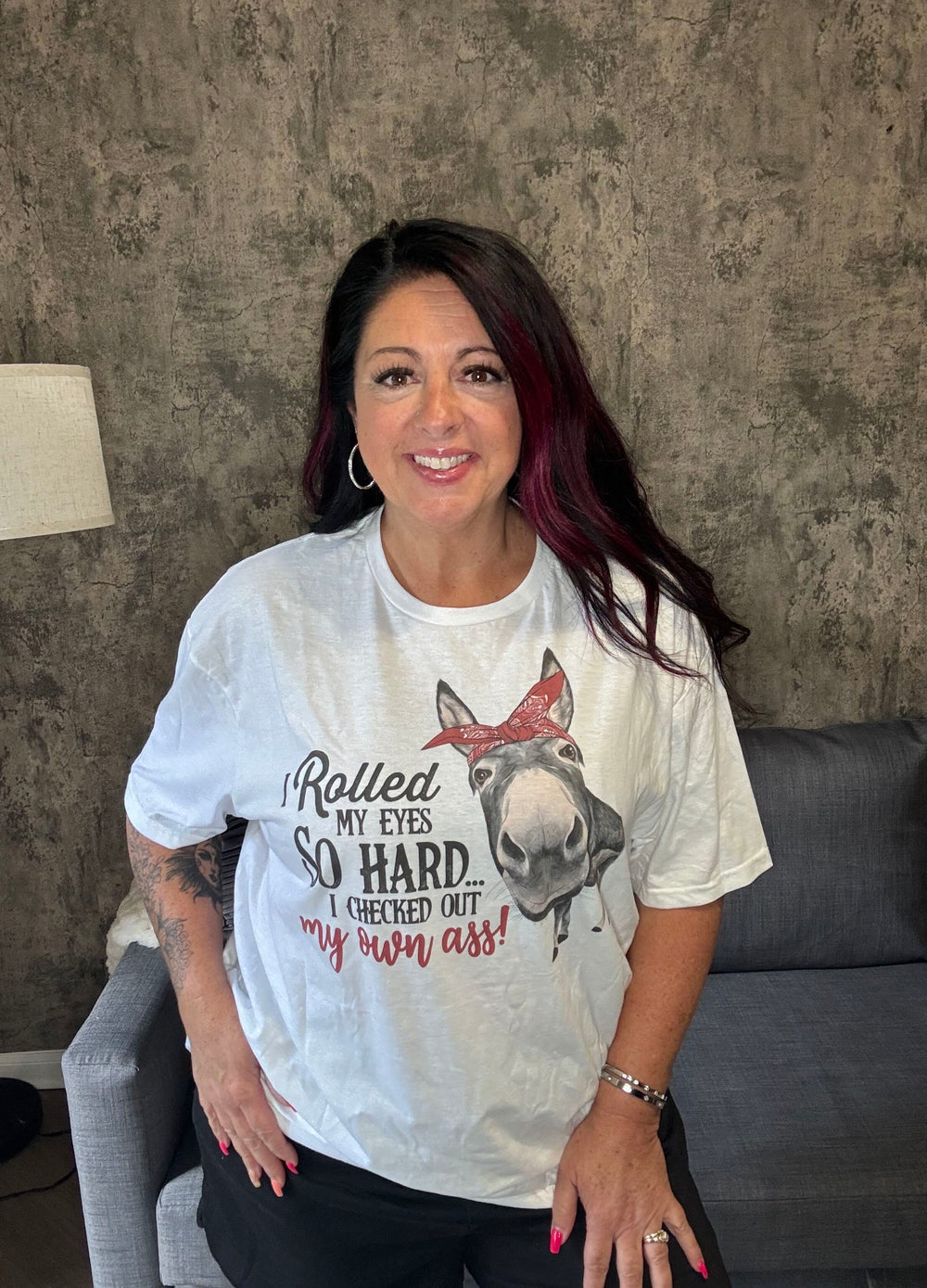 Rolled My Eyes Bling Graphic Tee