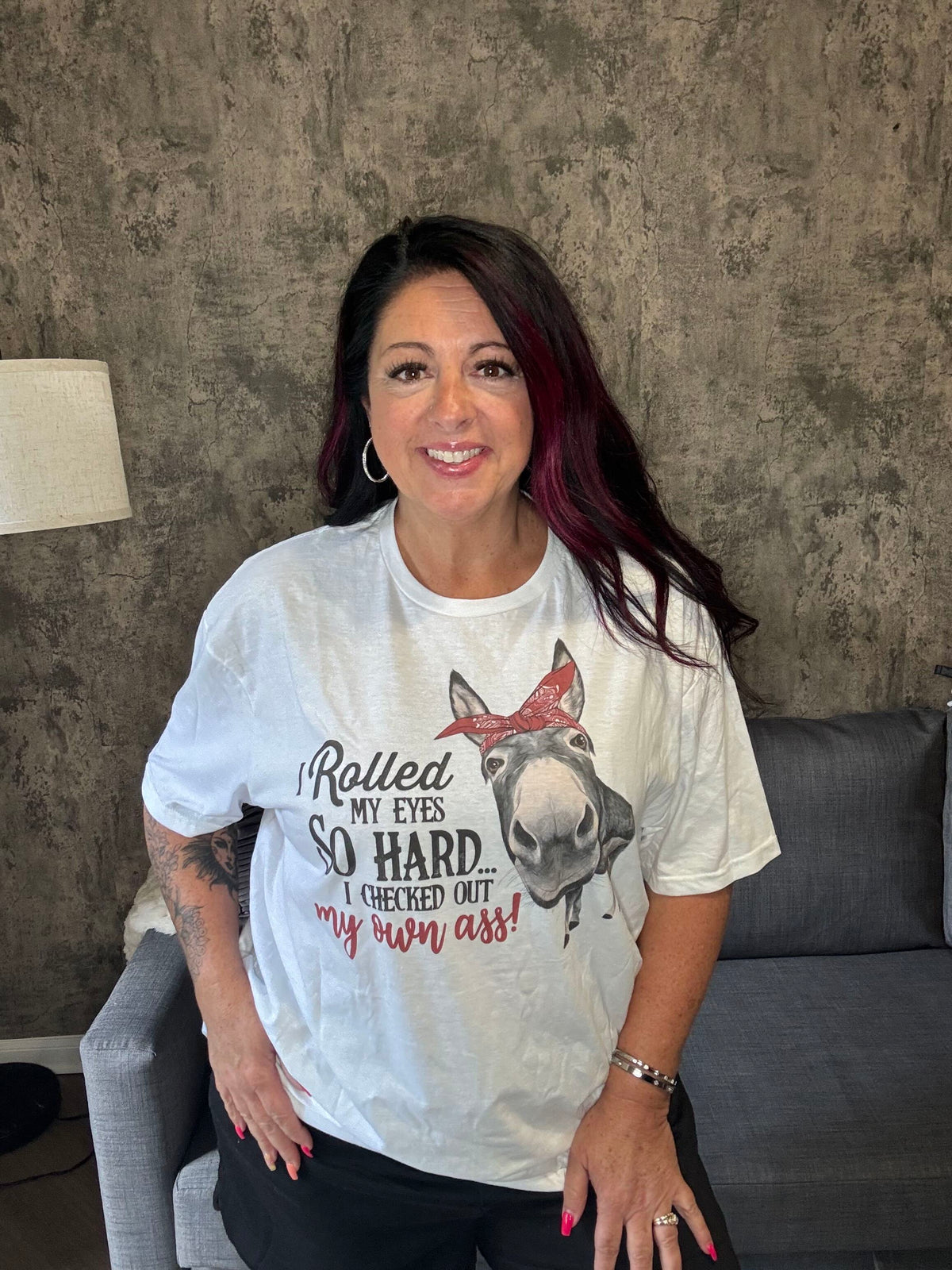 Rolled My Eyes Bling Graphic Tee