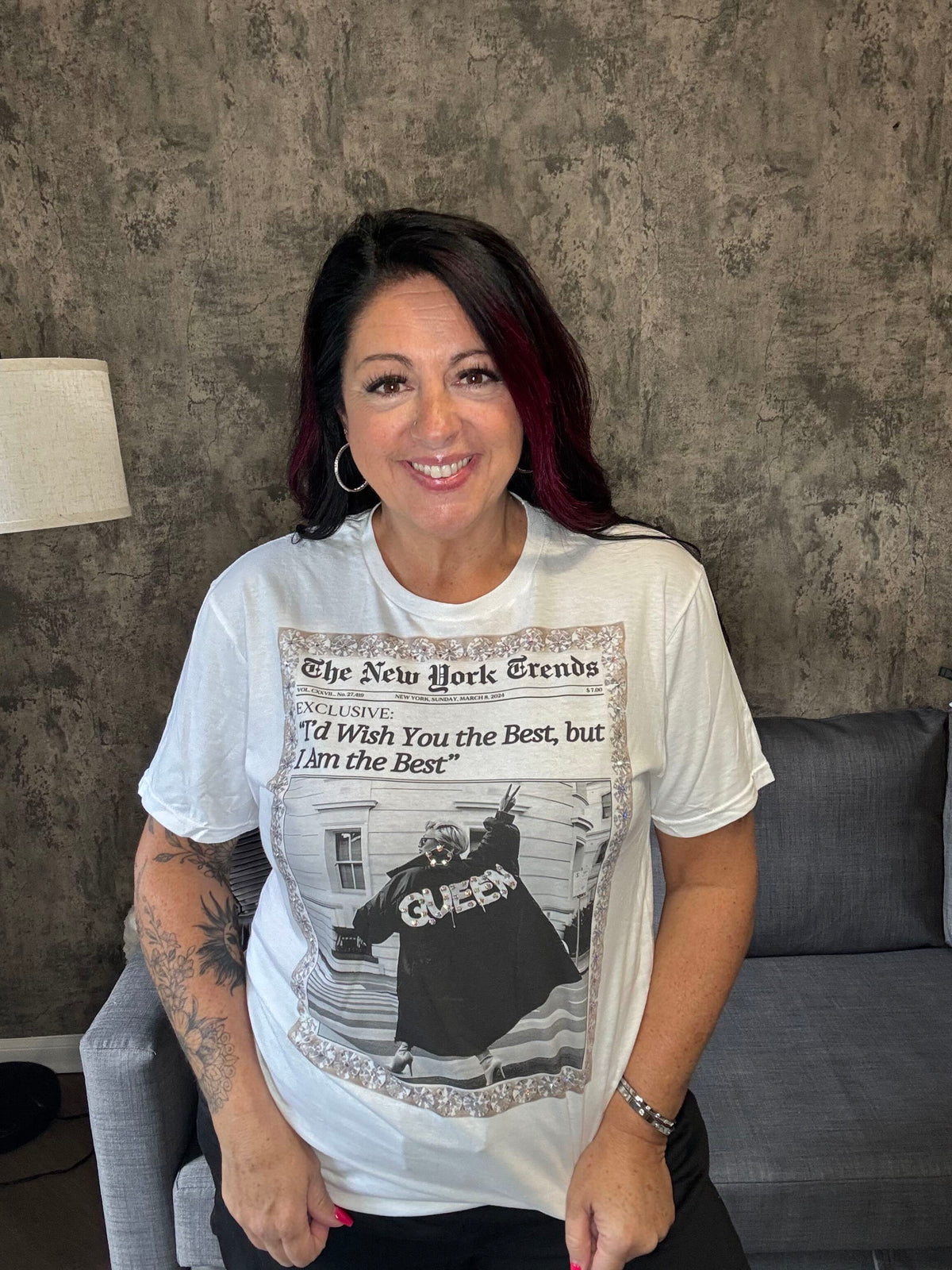 I'd Wish You the Best Bling Graphic Tee