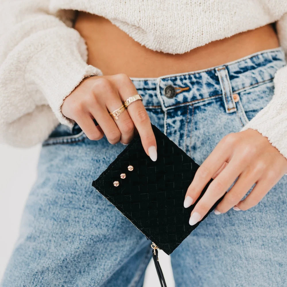 PREORDER- Kat Suede Wallet