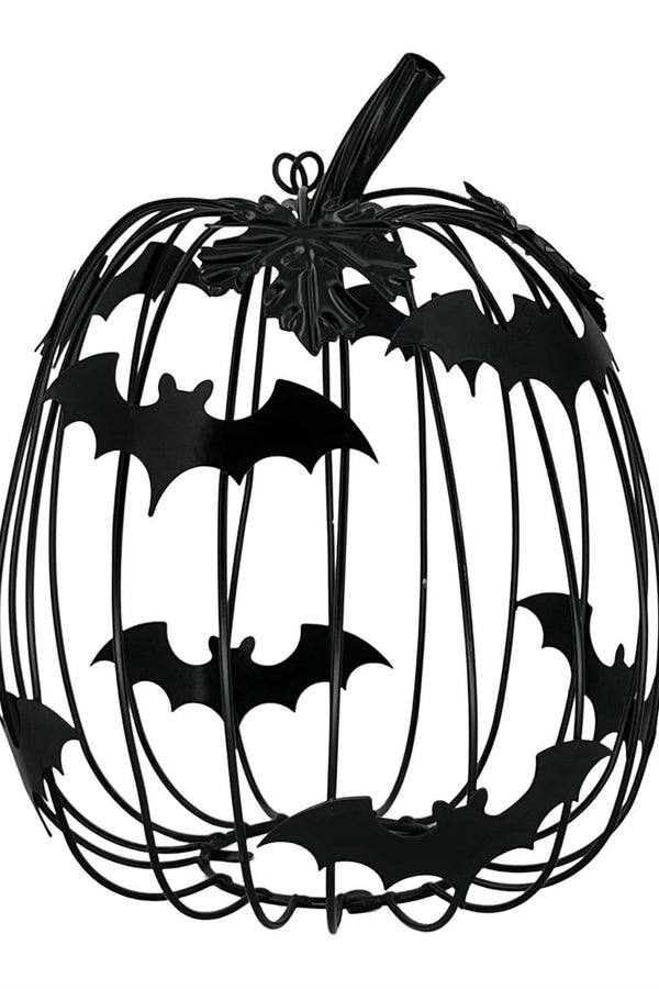 Bat Cage Pumpkin - Black