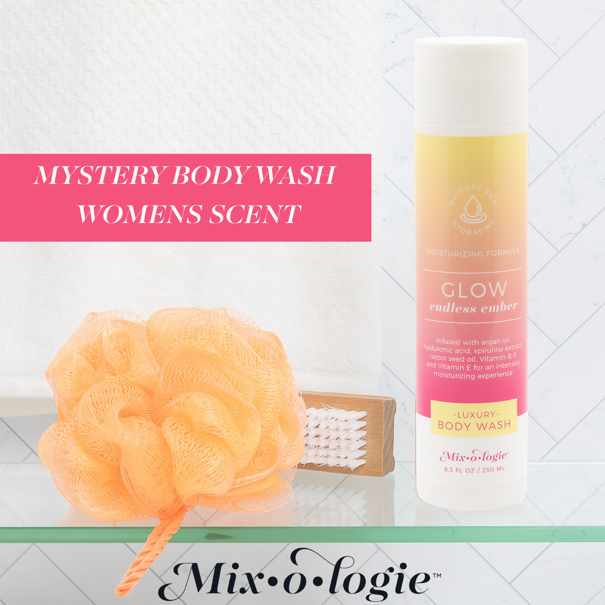 PREORDER- Mystery Scent Luxe Body Wash by Mixologie