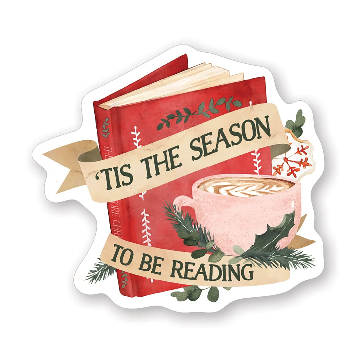 PREORDER- Tis The Season Book Sticker