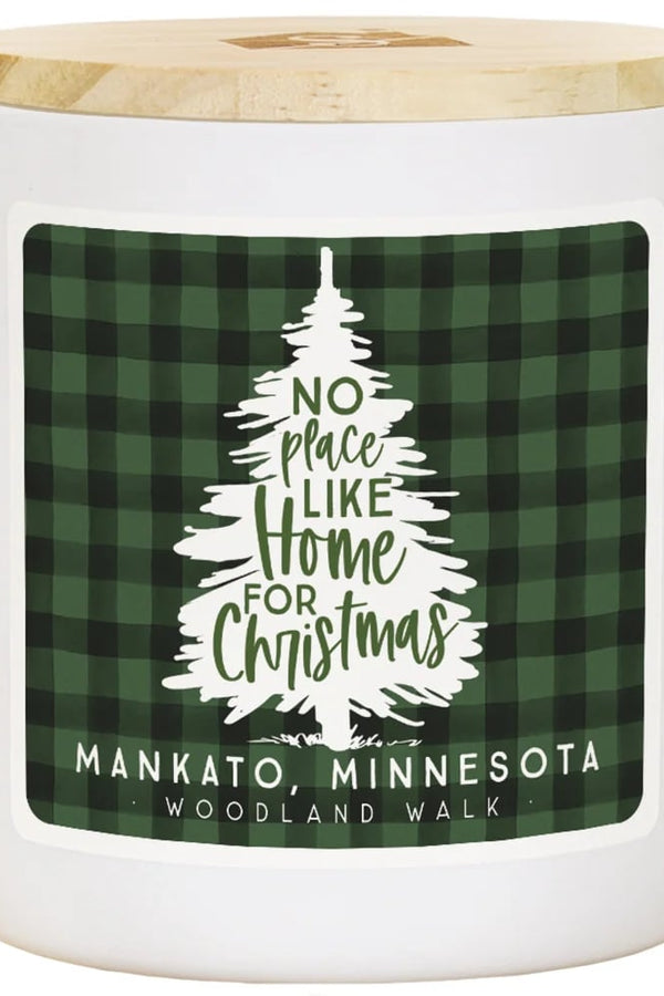 PREORDER- Home Plaid Tree Soy Candle - Woodland Walk