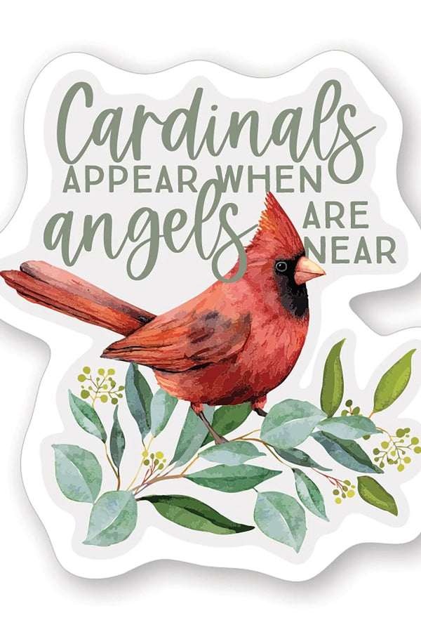 PREORDER- Angels Appear Cardinal Sticker