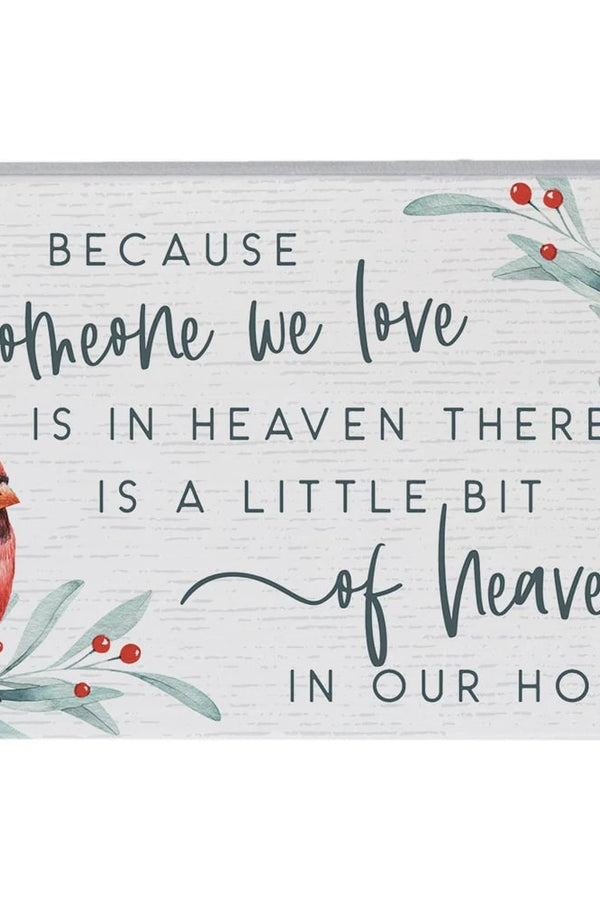 PREORDER- Someone We Love Cardinal Christmas Tabletop Block Sign