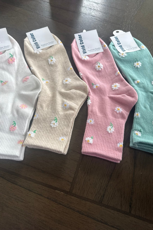 Spring Floral Socks