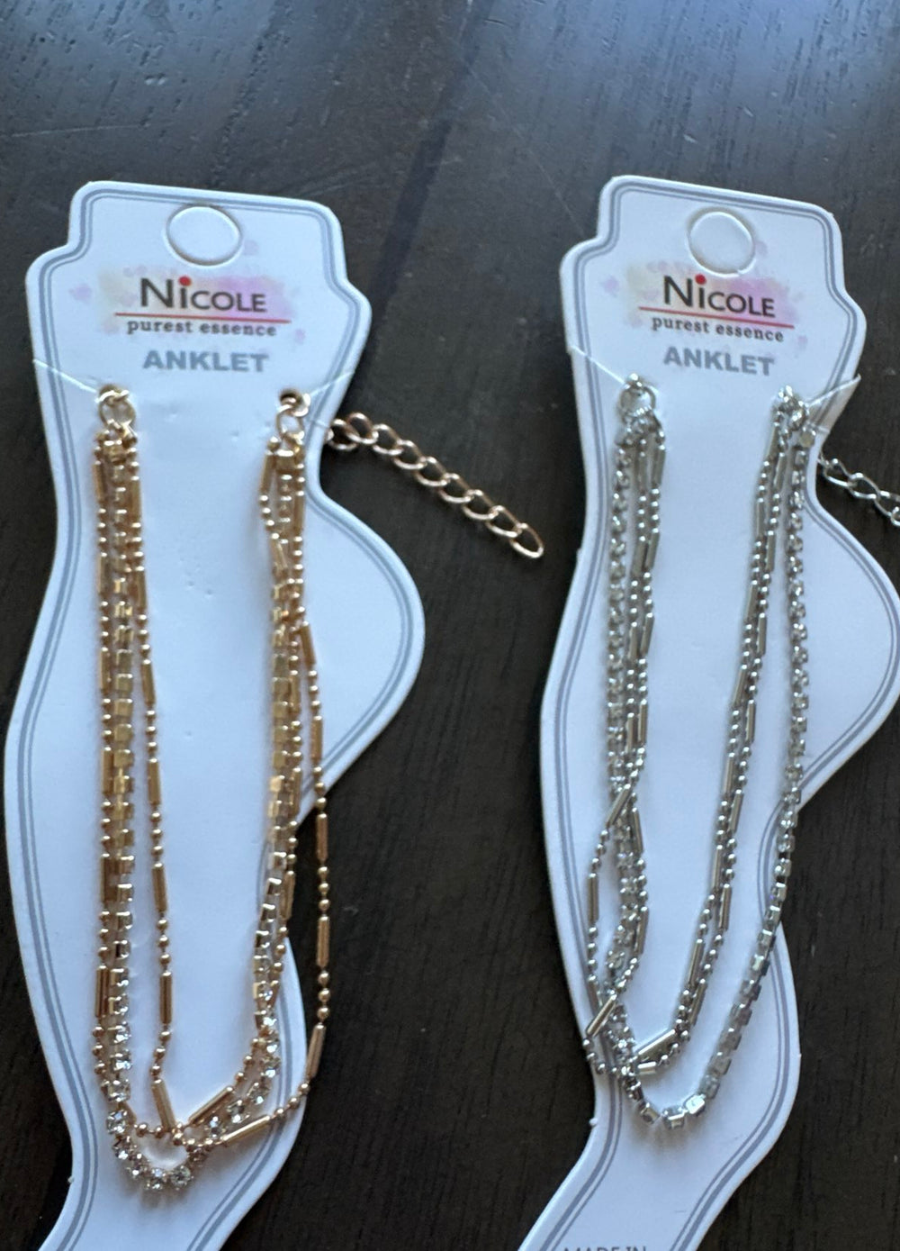 Says It All Anklet Bracelet - 2 Colors