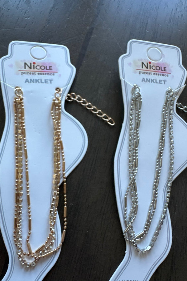 Says It All Anklet Bracelet - 2 Colors