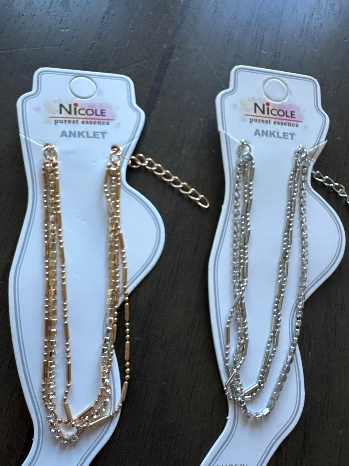 Says It All Anklet Bracelet - 2 Colors
