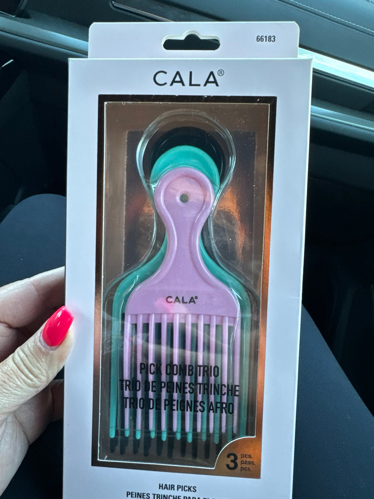 Cala 3 Piece  Hair Pick Set